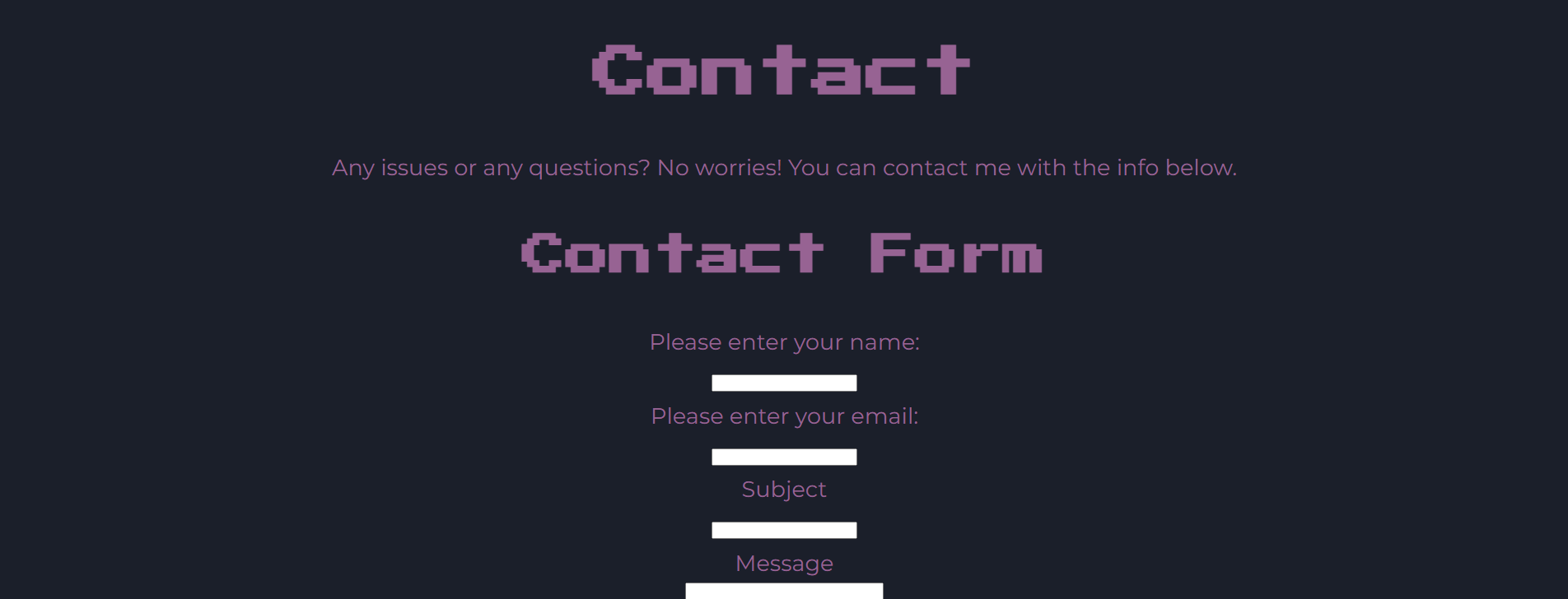 contact